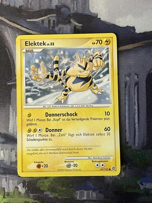 Pokemon - Elektek 87/132 - Mysterious Wonders - German