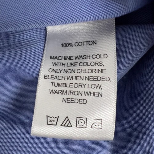 Foxcroft Top Damen 22W blau geformt NYC Heritage bügelfrei 3/4 Arm Kragen - Bild 6 von 11