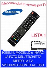 TELECOMANDO UNIVERSALE per TV, DECODER SAT e DIGITALE SAMSUNG SCEGLI MODELLO L1