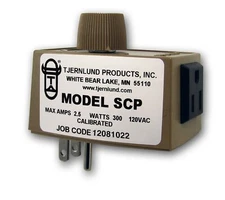 Tjernlund SCP Plug-in Fan Speed Control Brown