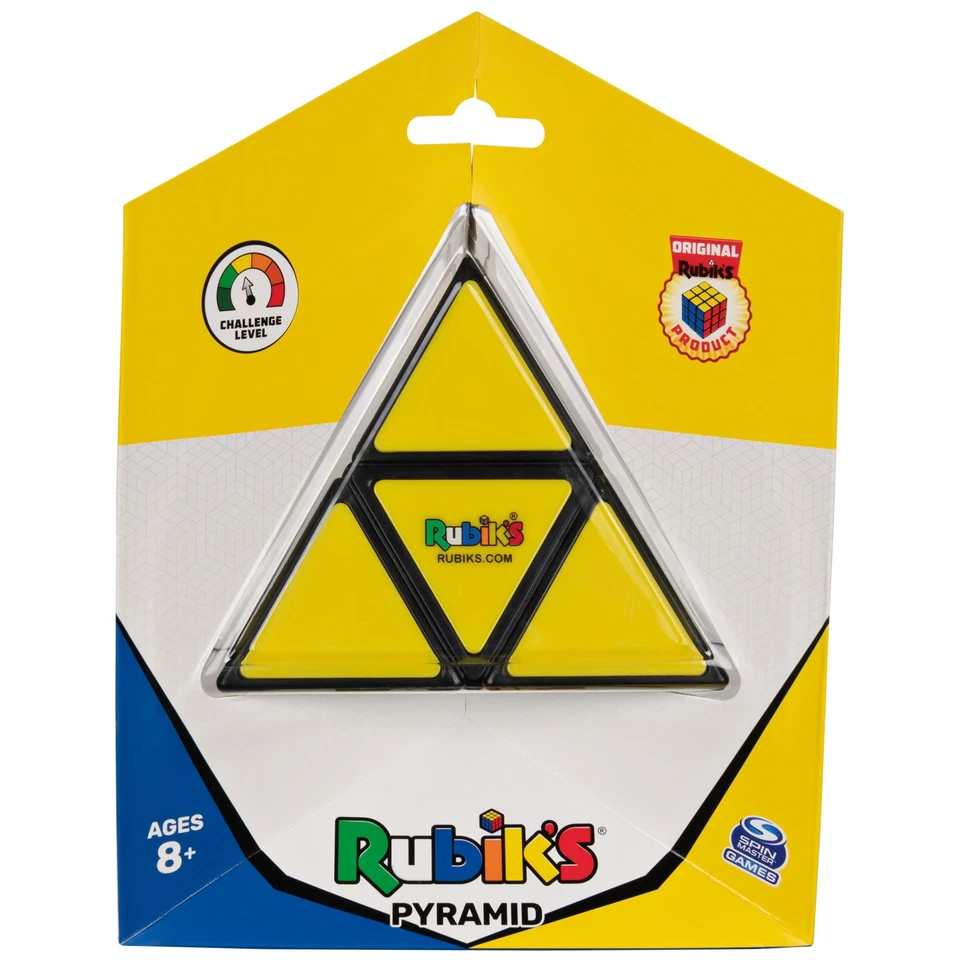 Rompecabezas Pirámide de Rubik 2 Capas Tamaño Bolsillo Colorido Cubo Juego para Niños y Anuncios... Foto 2 de 4