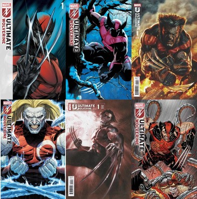 Ultimate Wolverine #1 Cover A, Yu, Melnikov, Bermejo, 1:25, Dell Otto 1:50 NM