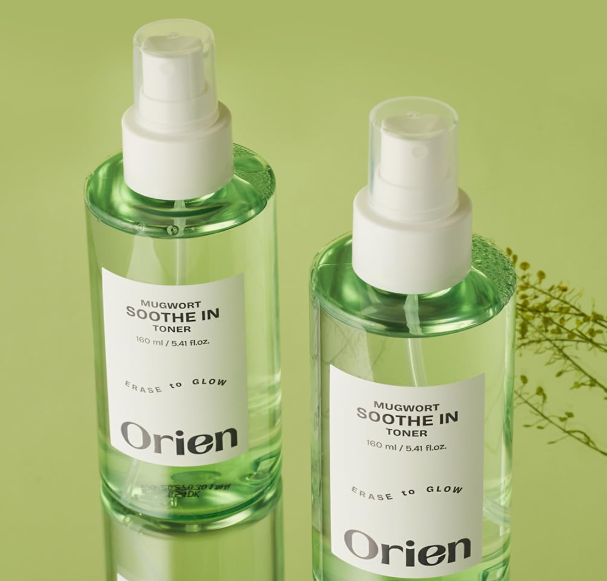 Orien Mugwort Soothe Toner 5.41 fl.oz - pH5.5 Acne-Prone Skin Care