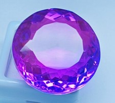 Natural Big Size Tourmaline Bi-Color Round Shape EGL Certified 84.95 Ct Gemstone