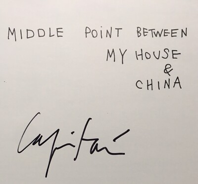 SIGNED COCO CAPITAN edition Of 400 MIDDLE POINT BETWEEN MY HOUSE