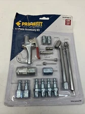 17 Piece Compressor Accessory Inflation Kit, Pneumatic Blow Gun Tool, Air Chucks