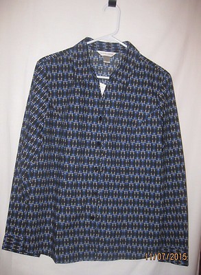 Women's Christopher & Banks Long Sleeve Button Down Size L  NWT