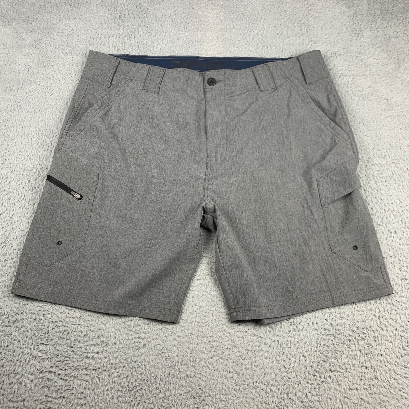 Denali Shorts Mens 40 Gray Lightweight Outdoor Cargo Pockets Active