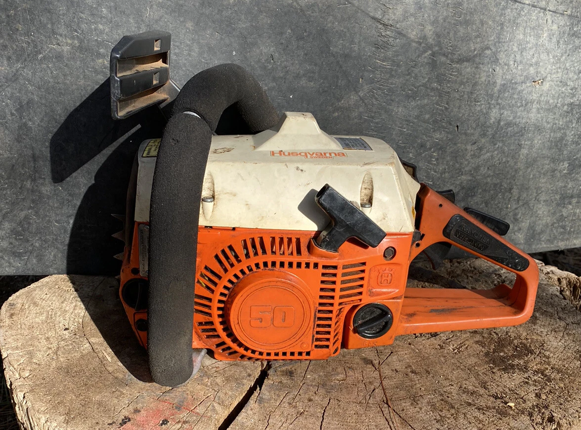 Vintage HUSQVARNA Rancher 50 White Top Power Head Only