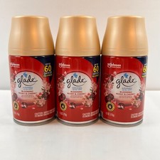 3X Glade Automatic Spray Refill Blooming Peony  Cherry Air Freshener 6.2 Oz