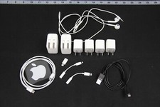 Lot of 13 Apple MacBook iPod 12W AC Power Adapters, Earbuds and more