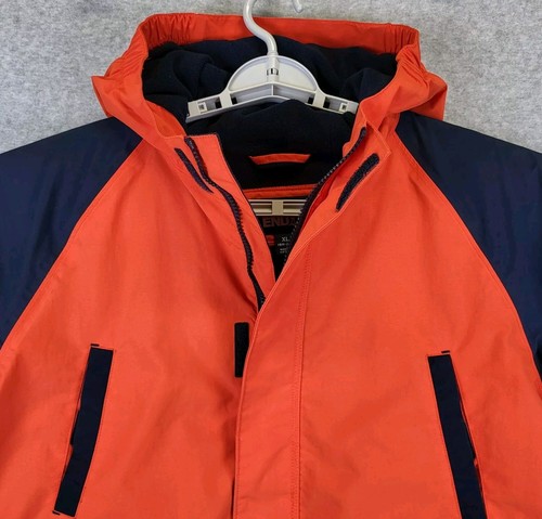 Lands End Parka Boys XL 18-20 Squall Outdoor Coat Fleece Quilted Grow A Longs - Picture 3 of 14