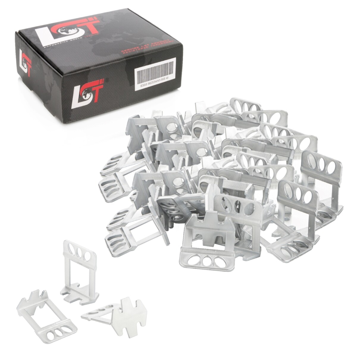 1000x High Pull Tab XL Leveling Clips 2mm Tile Leveling System for Tiles 12-20mm