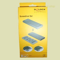 Delock PräZisions Schraubendreher Set 49-Teilig 64126 Torx Schlitz Kreuz Uvm