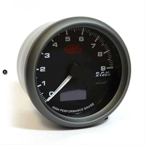 SAAS Muscle SG31642? Tachometer 0-9000 RPM Tacho In dash Black 89mm 3-1/2" - Image 3 of 3
