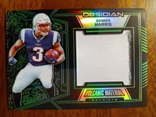 2019 Panini Obsidian Volcanic Material Damien Harris #VM-14 Rookie Patriot 07/25