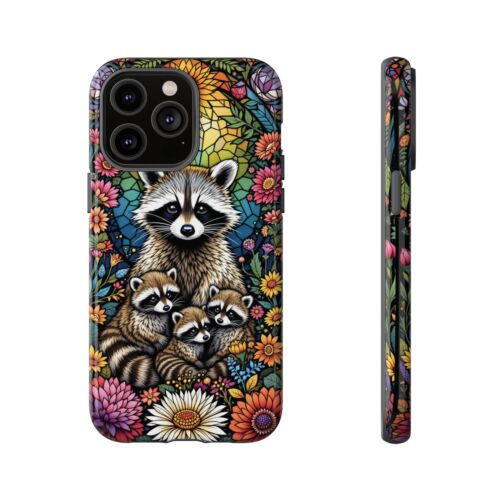 Colorful Raccoon iPhone Case, Tough Cases, Animal Lover Gift, Baby Racoons Cute - Picture 87 of 106