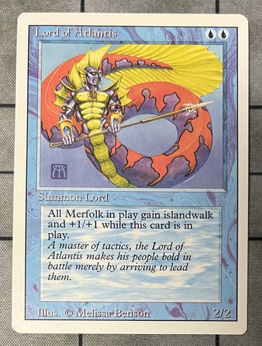 LORD OF ATLANTIS 3RD Edition MTG Revised Magic the Gathering
