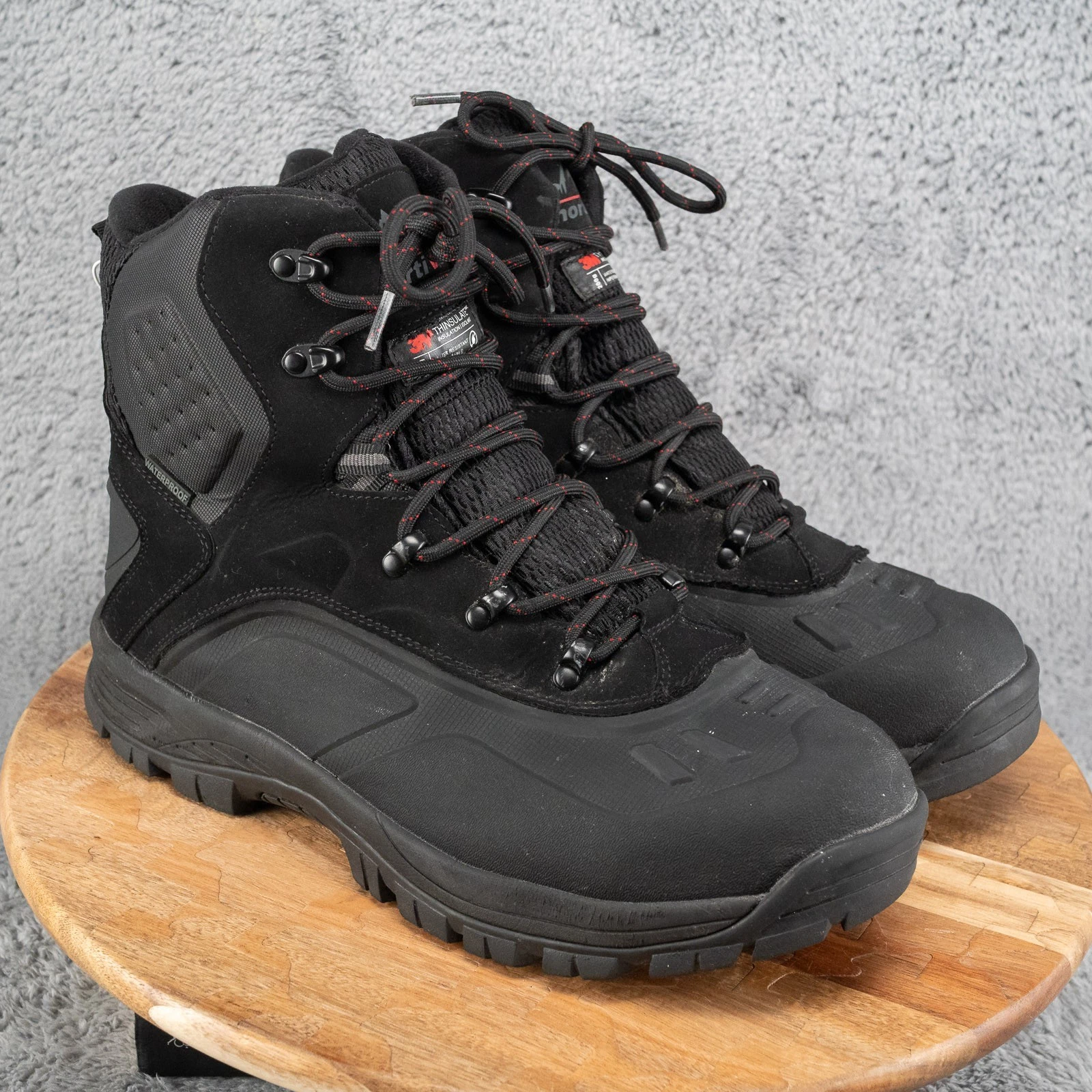 NORTIV 8 Winter Snow Boots Outdoor Waterproof Leather Hiking Men Size 11
Opens in a new window or ta