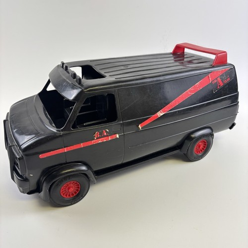 Vintage 1983 Ertl A-Team GMC Van 15” Plastic Version ERTL GOOD CONDITION