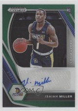 2021-22 Panini Prizm Draft Picks Green Isaiah Miller #DP-IMI Auto 1de6