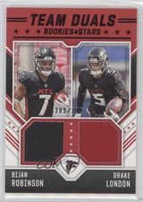 2023 Panini Rookies & Stars Team Duals 209/399 Bijan Robinson Drake London ix8