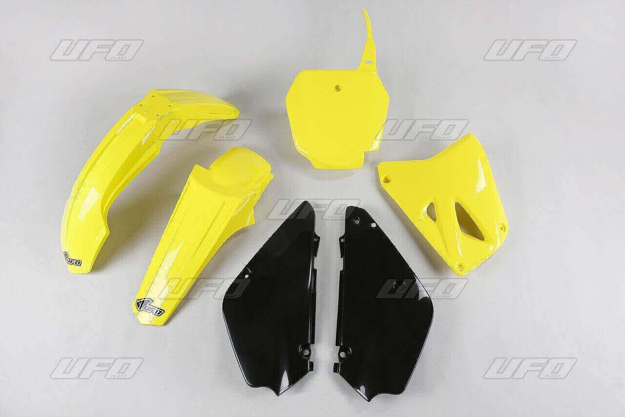 Kit plastiques UFO Suzuki RM 85 2000-2022 carénage moto cross SUKIT405K