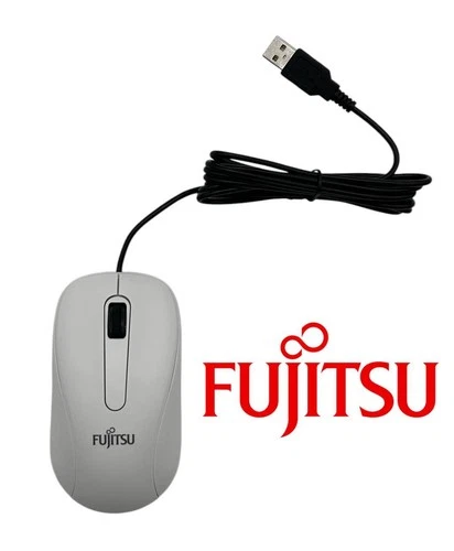 Fujitsu M520 Optische USB-Maus, Grau, USB-Mouse, OVP, NEU