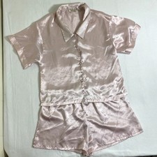 Vintage Victoria's Secret Gold Label Satin Pajama Set Women's Small