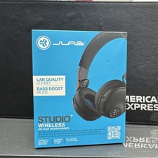 JLAB Studio + Wireless Bluetooth Headphones in Black - New sealed