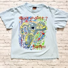 Vintage 90s Kid Rude Boyz Paintball Graphic Short Sleeve Tee