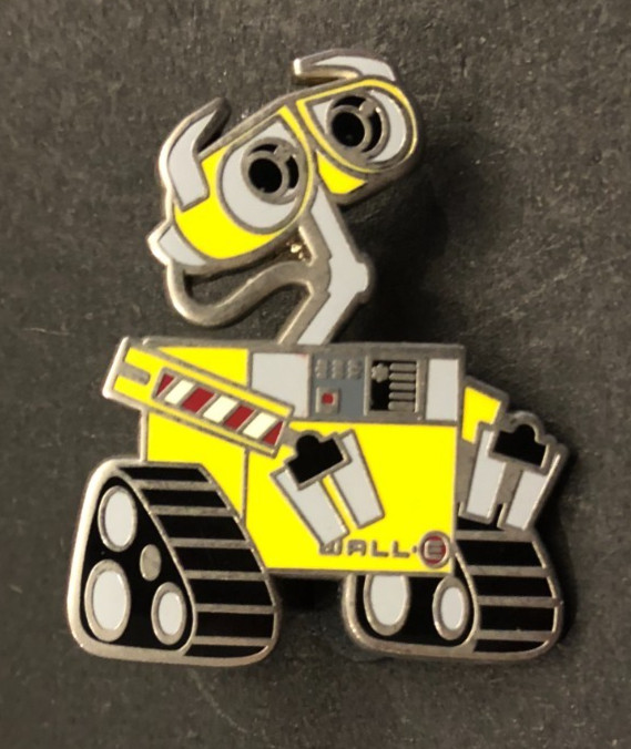 Disney pin 77148 Wall E Pixar robot environment yellow