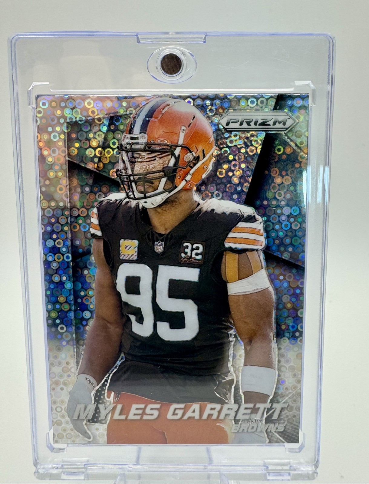2024 Panini Prizm - Prizm Flashback Myles Garrett #8 No Huddle Prizm Browns