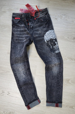Hardsoda Skinny Fit Jeans Distressed 32x30