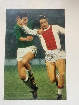 Johan Cruyff - Ajax Amsterdam - Magazinfoto / Zeitschrift - original signiert !