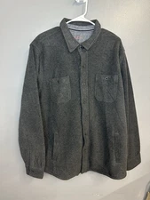 Weatherproof Vintage Men's Fleece Lined Shirt Jacket in grey