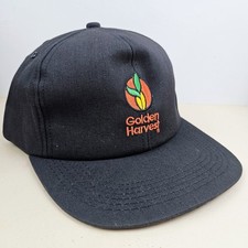 Vintage USA MADE K Products Golden Harvest Farm Trucker Hat Snapback Dad Cap