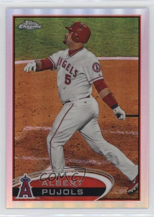 2012 Topps Chrome Refractor Albert Pujols #80 w2j