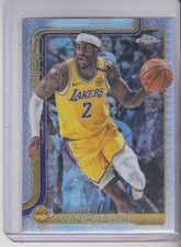 2025-26 Topps Chrome Jarred Vanderbilt Pulsar parallel #154 Los Angeles Lakers