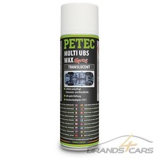 500 ml PETEC MULTI UBS WAX TRANSLUCENT WACHS UNTERBODEN ROST SCHUTZ
