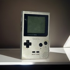 Nintendo Game Boy Pocket Silver MGB-001 Handheld Console Tested Working