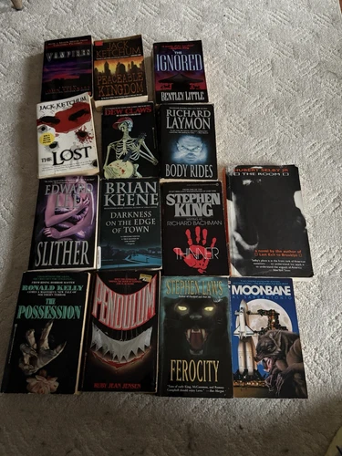 14 Vintage Paperbacks From Hell Horror Stephen King Jack Ketchum Bentley Little