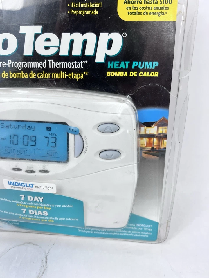 Hunter Auto Temp Pre-Programmed Thermostat 44760 Multi Stage Heat Pump - Image 4 of 4