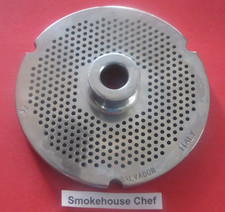 OUR BEST ITALY 32 x  2mm MINCED MEAT holes Meat Grinder Plate WITH HUB
