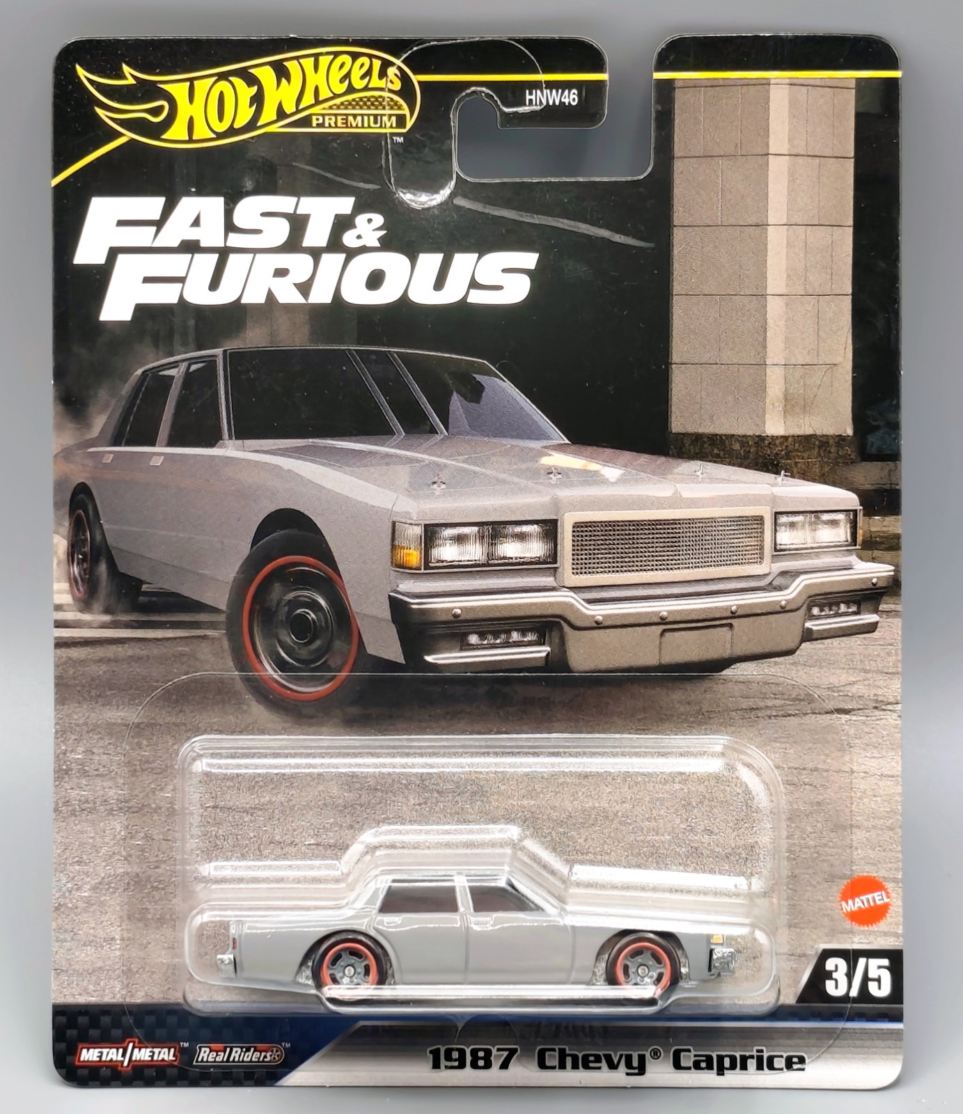 1:64 Mattel Hot Wheels Premium Fast & Furious 1987 Chevy Caprice 3/5