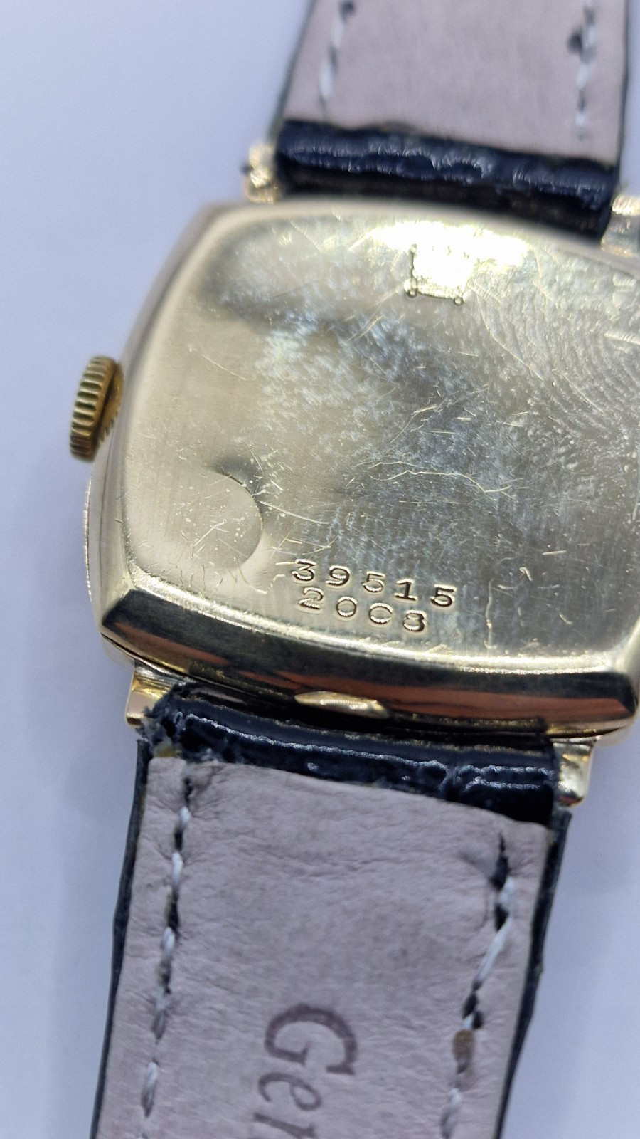 ROLEX Vintage Precision Chronometer 9k Gold 30 mm Mens image 9