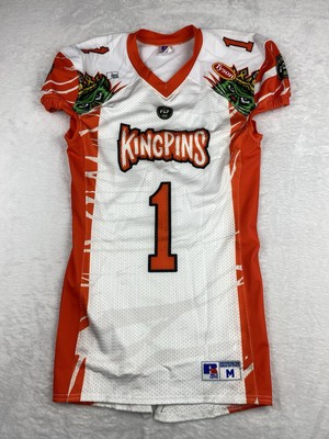 Fan Controlled Football Authentic Game Jersey Mens Medium ''KINGPINS'' #1