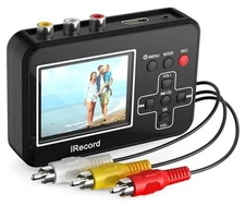 VHS to Digital Converter, Mini Video Capture Device, VHS Converter with Screen