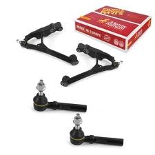 Front Lower Control Arm & Outer Tie Rod End Kit for Express Savana 1500 2500 AWD