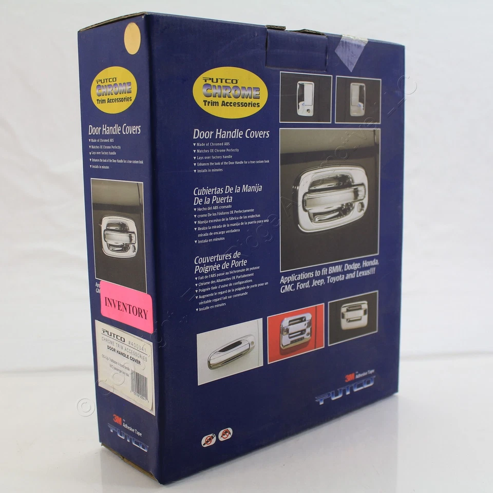 Juego completo de 4 cubiertas de manija de puerta cromadas Putco para Chevy Trailblazer 2006-2009 Foto 4 de 4